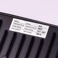 Kit 2 Refletor Led 30w 3000k Preto Bivolt Foxlux - 9