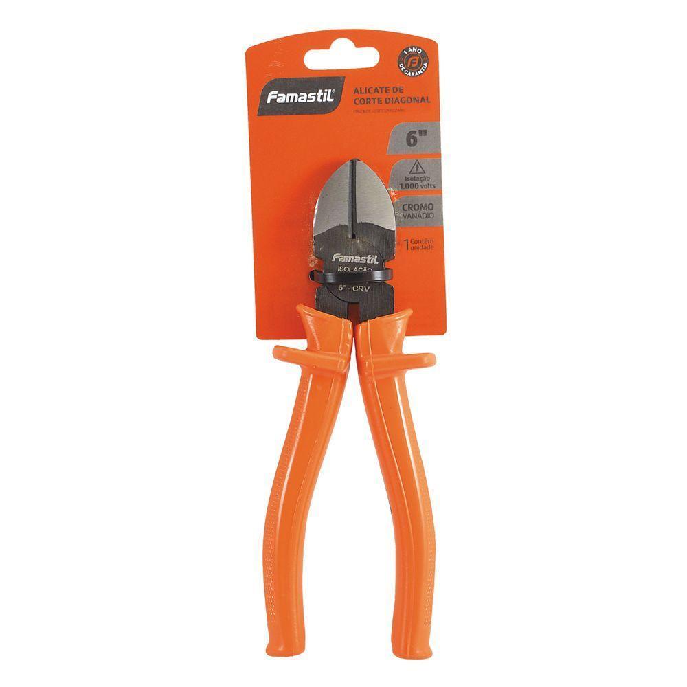 Alicate De Corte Diagonal Profissional 6 1000v Famastil - 1