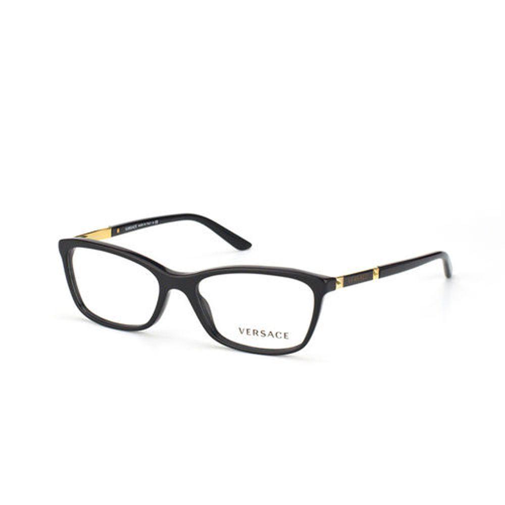 Armação Óculos De Grau Feminino Versace Mod.3186 Gb1 54 - 1
