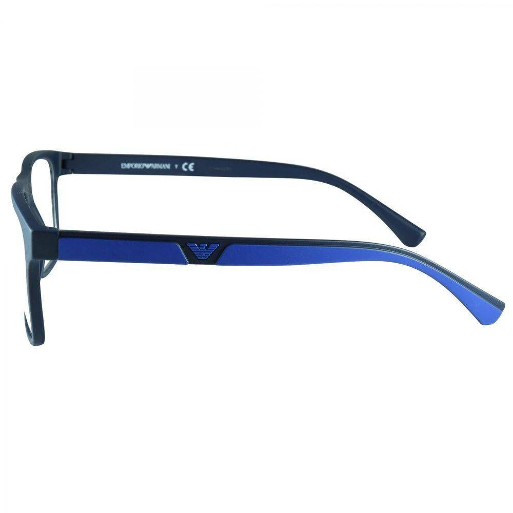 Armação Óculos De Grau Empório Armani Ea4115 5759-1w 54 Clip On Azul - 4