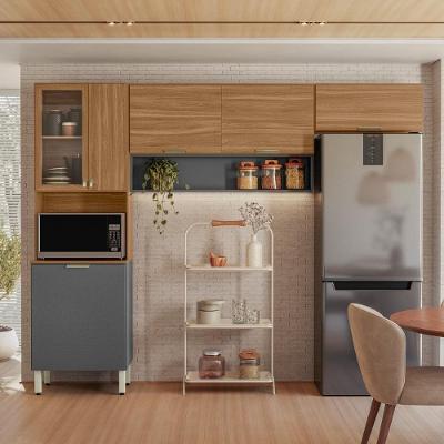 Kit Cozinha 6p Leo Amendola Touch Grafito Prime