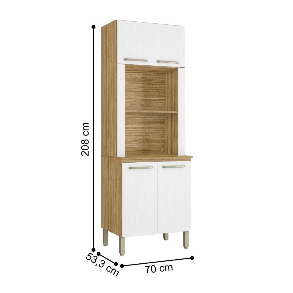 Paneleiro Duplo Com 4 Portas Winkler Freijó Supremo - 2