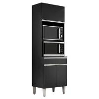 Paneleiro Torre Quente Andréia Para 2 Fornos Preto - 1