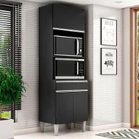 Paneleiro Torre Quente Andréia Para 2 Fornos Preto - 2