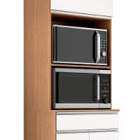 Paneleiro Torre Quente Andréia Para 2 Fornos Amêndoa/Branco - 3