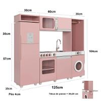 Cozinha Infantil Valentina Rosê - 6