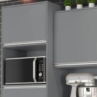 Kit De Cozinha Compacta 160cm Isabel Com 5 Portas Cinza - 6