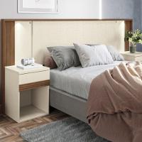 Conjunto Quarto Completo Com Espelho Pequim Jatoba Grafite - 3