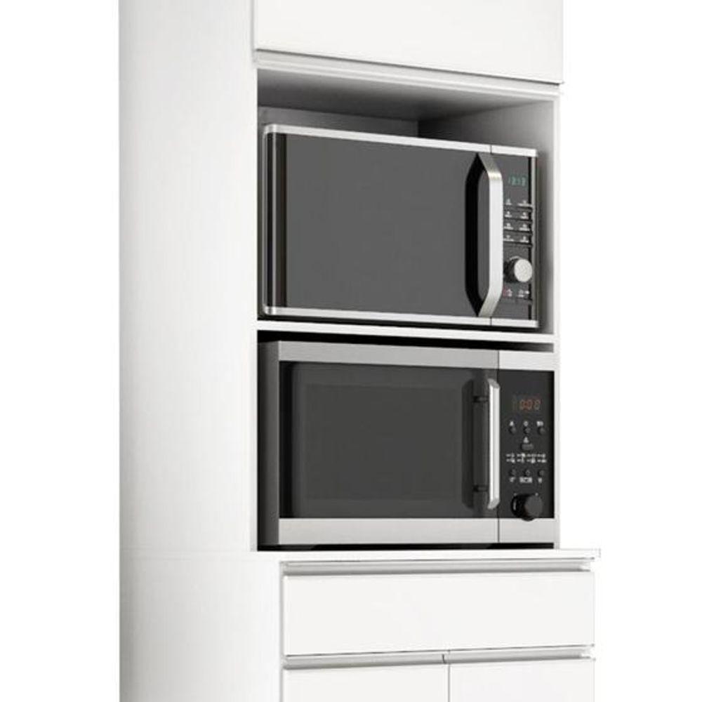 Paneleiro Torre Quente Andréia Para 2 Fornos Branco - 4