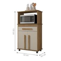 Multiuso Com 2 Portas Quioto Cinamomo Off White - 3