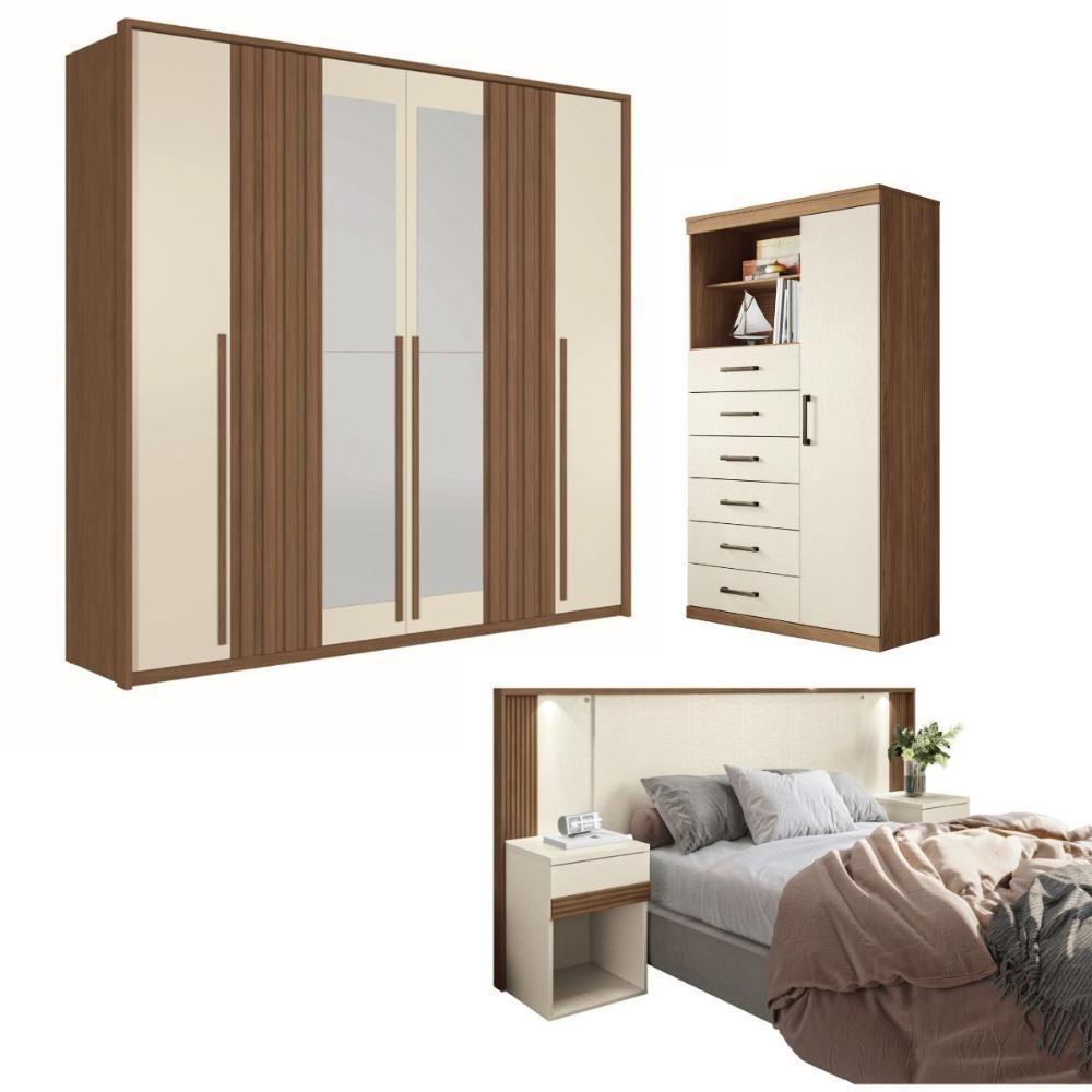 Conjunto Quarto Completo Atenas Jatoba - 1