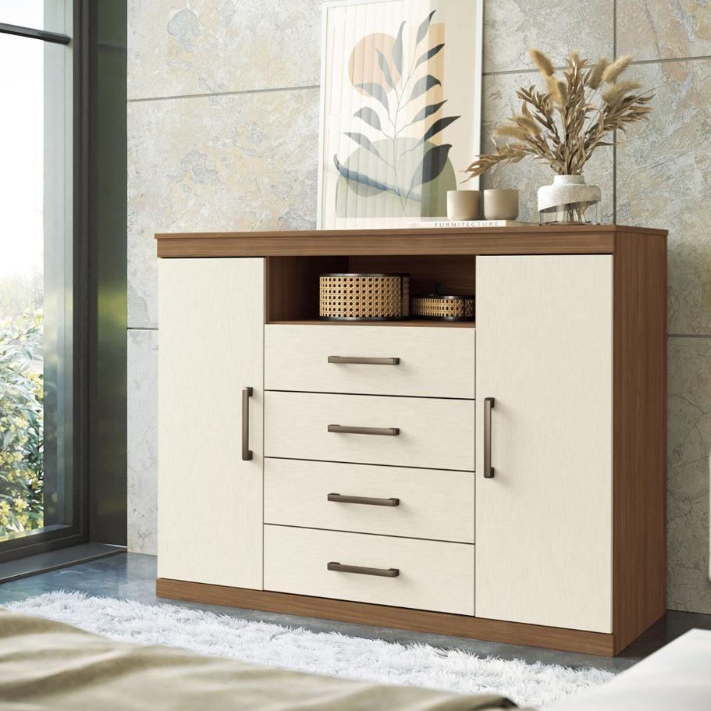 Conjunto Quarto Completo Paris Jatoba Areia - 3