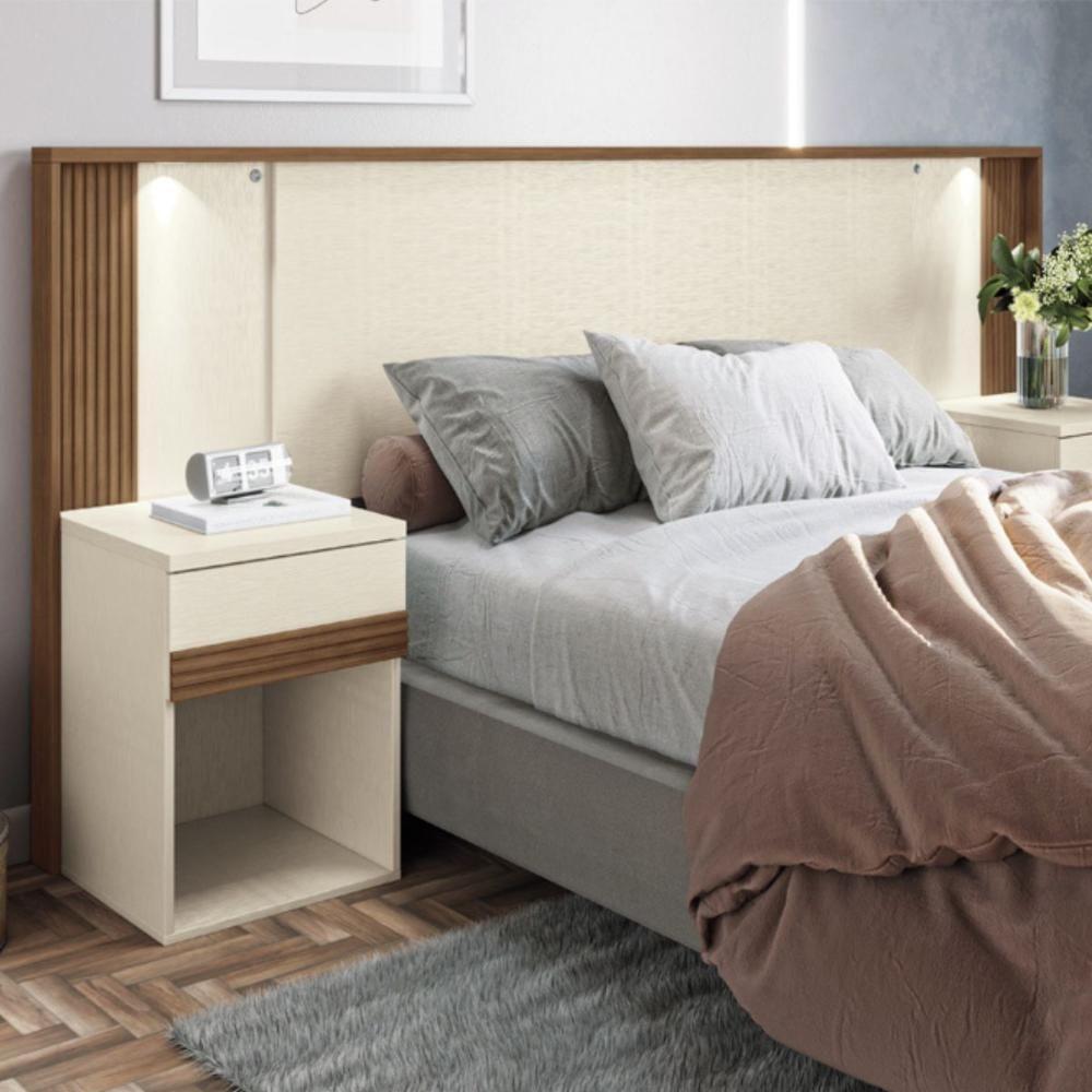 Conjunto Quarto Completo Tokyo Jatoba Areia - 7