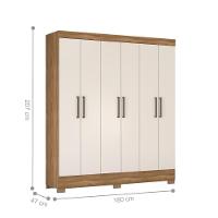 Conjunto Quarto De Casal Completo Virgina Amendola Off-white - 5