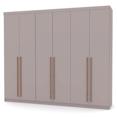 Guarda Roupa Com 6 Portas E 3 Gavetas Sevilha Fendi