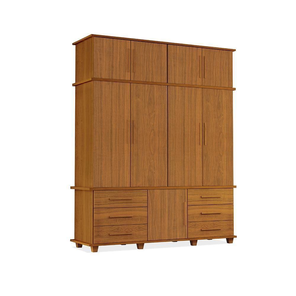 Roupeiro Barcelona Com 4 Portas Carvalho New - 1