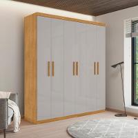 Roupeiro 6 Portas E 3 Gavetas Polônia Naturalle Off White - 1