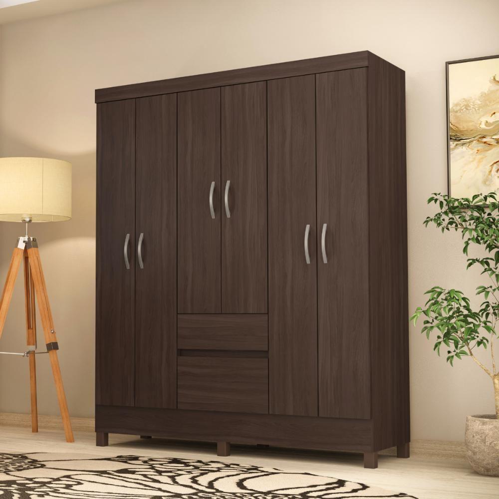 Guarda Roupa 6 Portas Sales Cafe Touch - 1