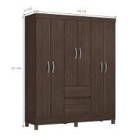 Guarda Roupa 6 Portas Sales Cafe Touch - 3