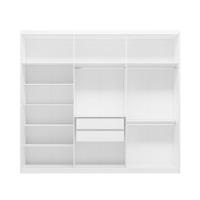 Guarda Roupa E Cômoda Barcelona Branco - 6