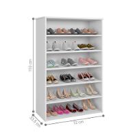 Sapateira Com 5 Prateleiras Berlin Branco - 2