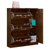 Sapateira Com 4 Portas E 1 Prateleira Niterói Malbec - 3