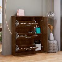 Sapateira Com 4 Portas E 1 Prateleira Niterói Malbec - 4