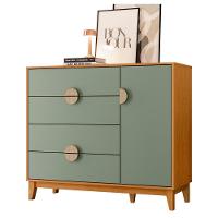 Cômoda Sapateira 4 Gavetas Tibagi Cinamomo Sálvia - 1