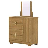 Cômoda Sapateira 4 Gavetas Espelho Paraguai Nature - 2