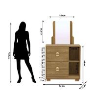 Cômoda Sapateira 4 Gavetas Espelho Paraguai Nature - 3