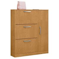 Sapateira Com 4 Portas E 1 Prateleira Niterói Naturalle - 1