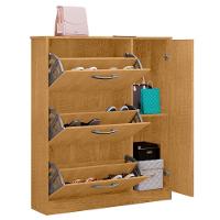 Sapateira Com 4 Portas E 1 Prateleira Niterói Naturalle - 3