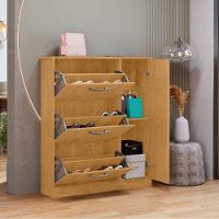 Sapateira Com 4 Portas E 1 Prateleira Niterói Naturalle - 4