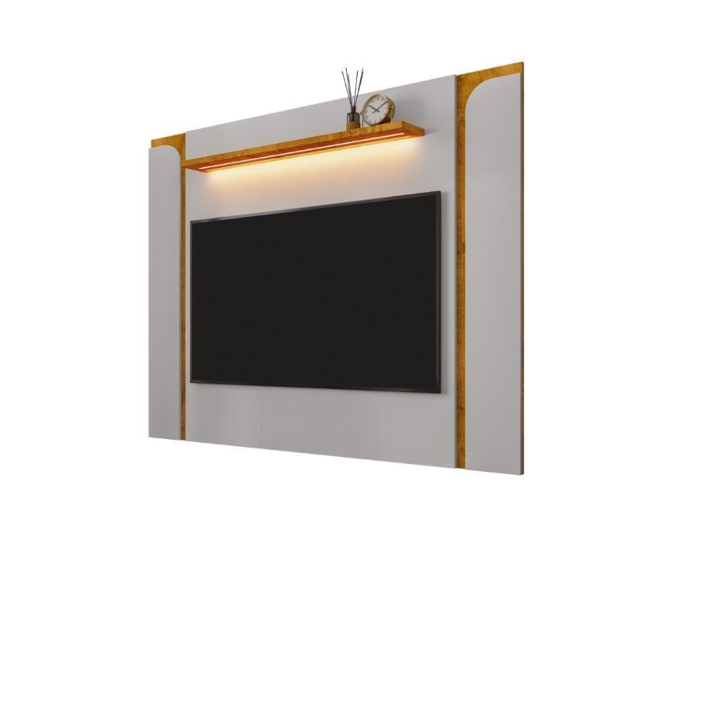 Painel Tv 75 Polegadas Costa Do Sol Off White Naturalle - 2
