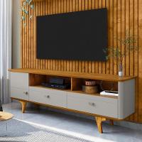 Conjunto Painel E Rack Ymir Naturalle Off White - 5