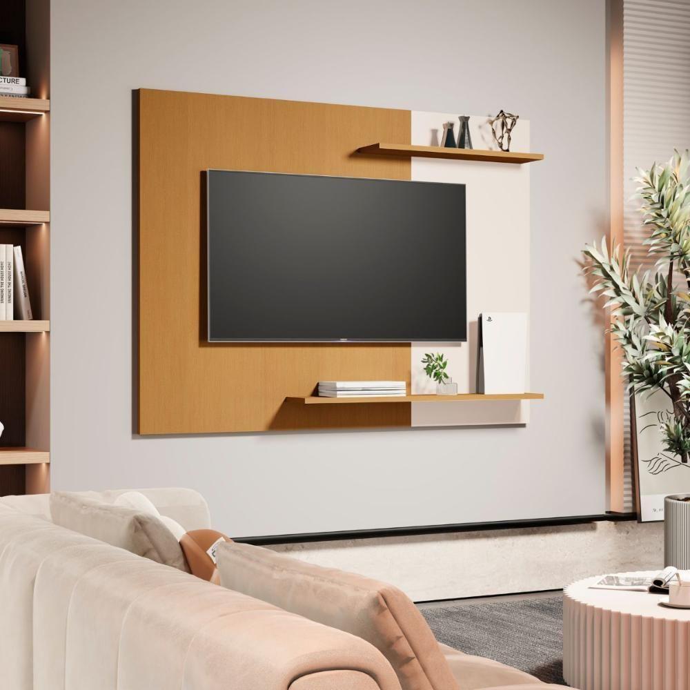 Painel Para Tv 50 Polegadas La Spazia Nature Off White - 1