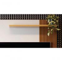 Home Para Tv Com Prateleira Ibirapuera Tauari Ripado Off White Perolziado