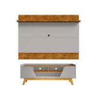 Conjunto Painel E Rack Sui Naturalle Off White - 3