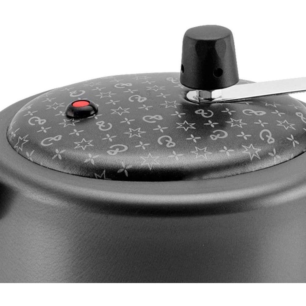 Panela De Pressao Panelux 4,5l Antiaderente Luxcook Grafite Estilizada - 2