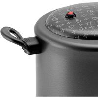 Panela De Pressao Panelux 4,5l Antiaderente Luxcook Grafite Estilizada - 3