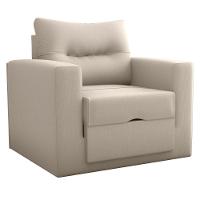 Sofá Cama 1 Lugar Cork Suede Bege - 4