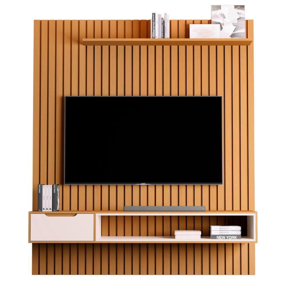 Home Ripado Com Rack Suspenso Pádua Nature Pérola - 1