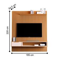 Home Ripado Com Rack Suspenso Pádua Nature Pérola - 2