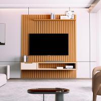 Home Ripado Com Rack Suspenso Pádua Nature Pérola - 3