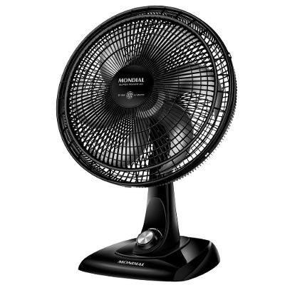 Ventilador de Mesa Mondial 40cm 6 Pás 3 Velocidades Preto VSP-40-B 220V