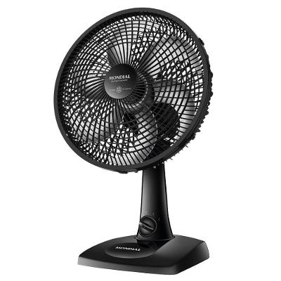 Ventilador de Mesa Mondial 30cm 6 Pás Preto VSP-30-B 3 Velocidades 110V