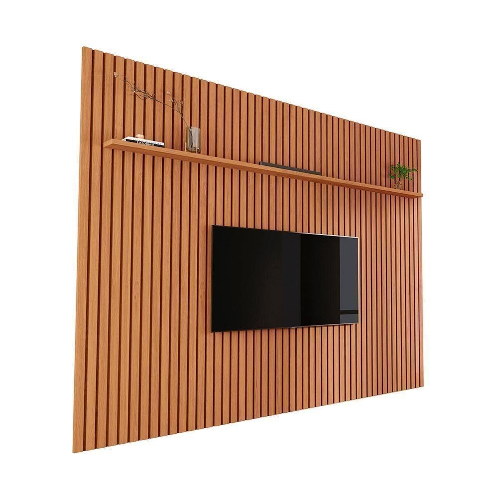Painel De Tv Ripado 2.2 Grenoble Nature - 3