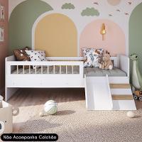 Cama Infantil Com Escorregador Lumiar C06 Branco - Mpozenato - 7