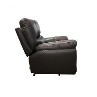 Poltrona do Papai de Couro Genova Marrom Pigmentado Lift Controle - Mempra - 3