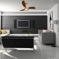 Ventilador De Teto Venti-delta New Light Led Cobre Com 3 Pás Marrom Luz Branca 6000k 220v - 3